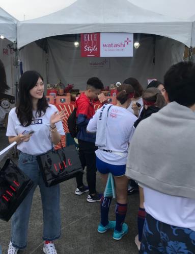 資生堂 ELLE 風格路跑活動現場